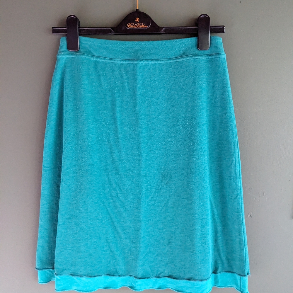 Eastern Mountain Sports Teal A-Line Skirt